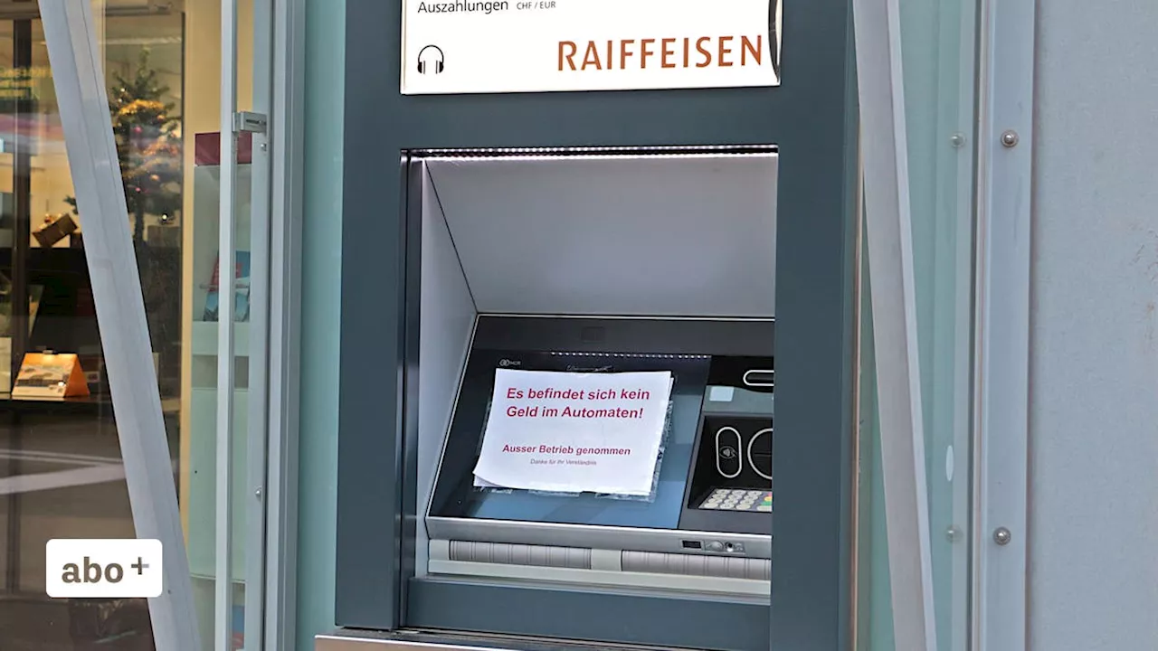 Wegen Überfall ausser Betrieb genommen: SBB schliesst Bancomat an Fricker Bahnhof