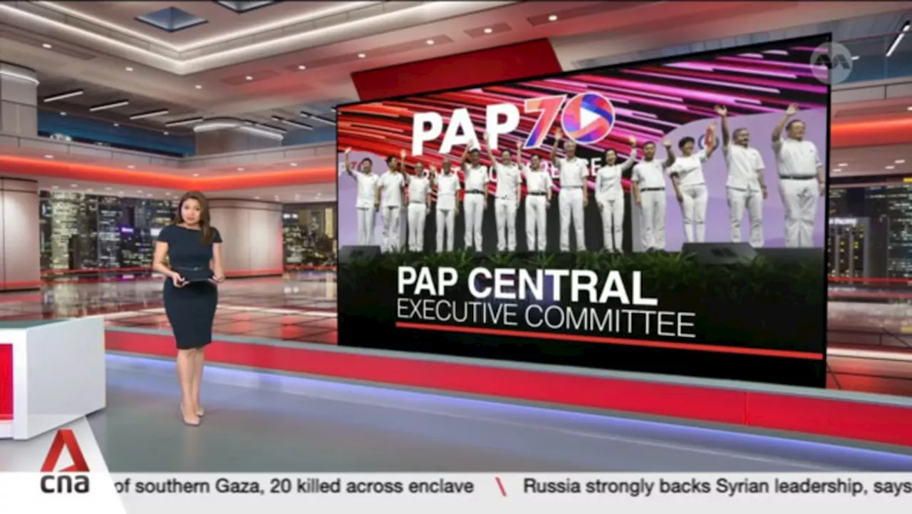 PAP unveils its new central executive committee; Lawrence Wong officially elected secretary-general