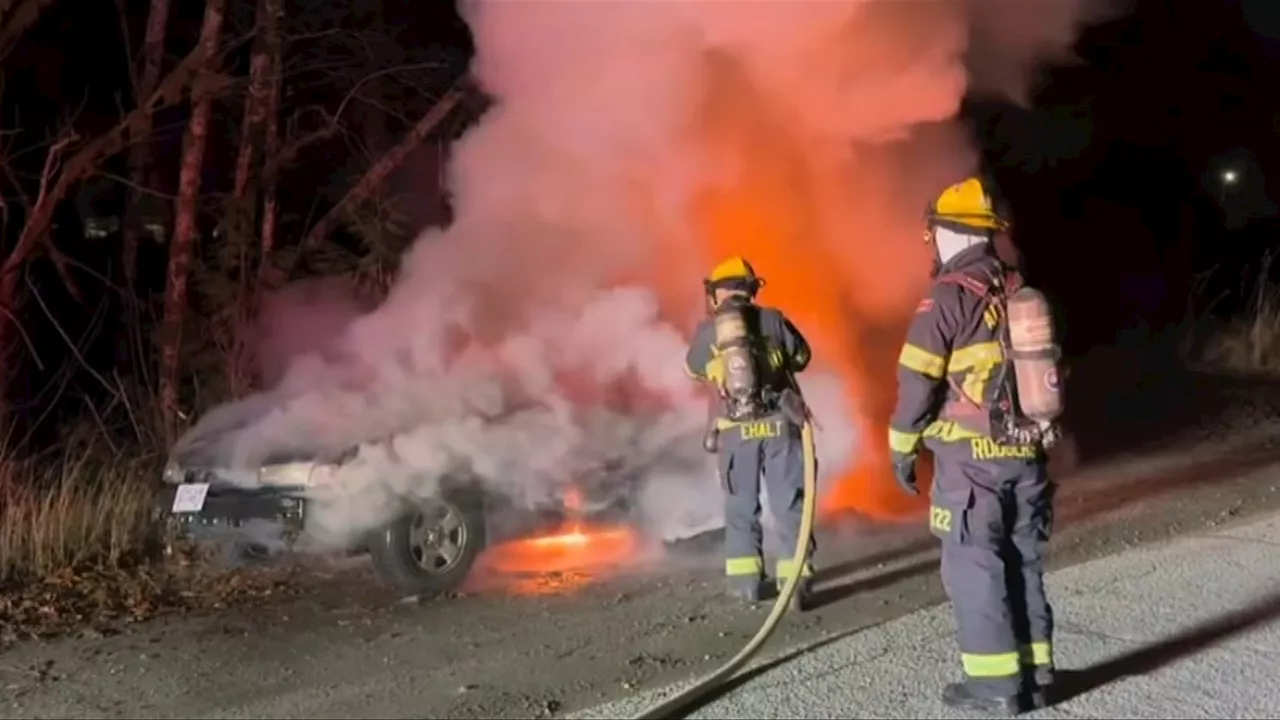 Suspicious car fire doused by Port Alberni fire crews