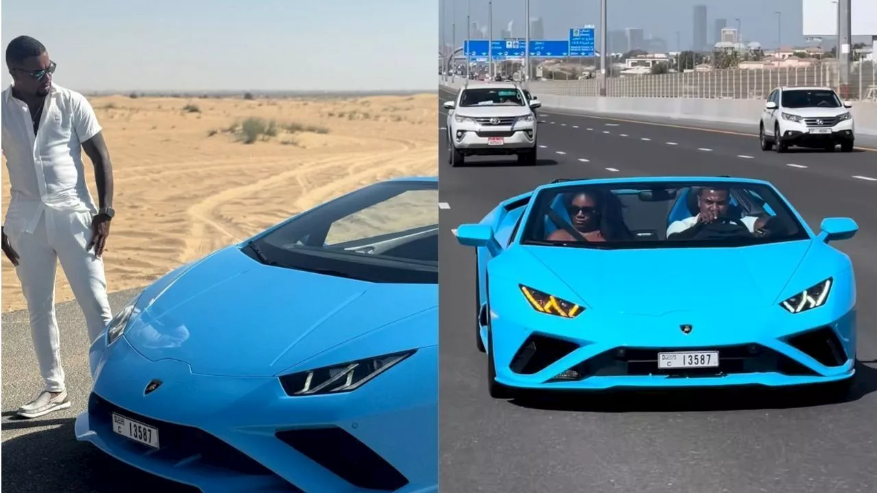 Ex-BBB Davi Brito dirige Lamborghini em Dubai; veja detalhes do carro