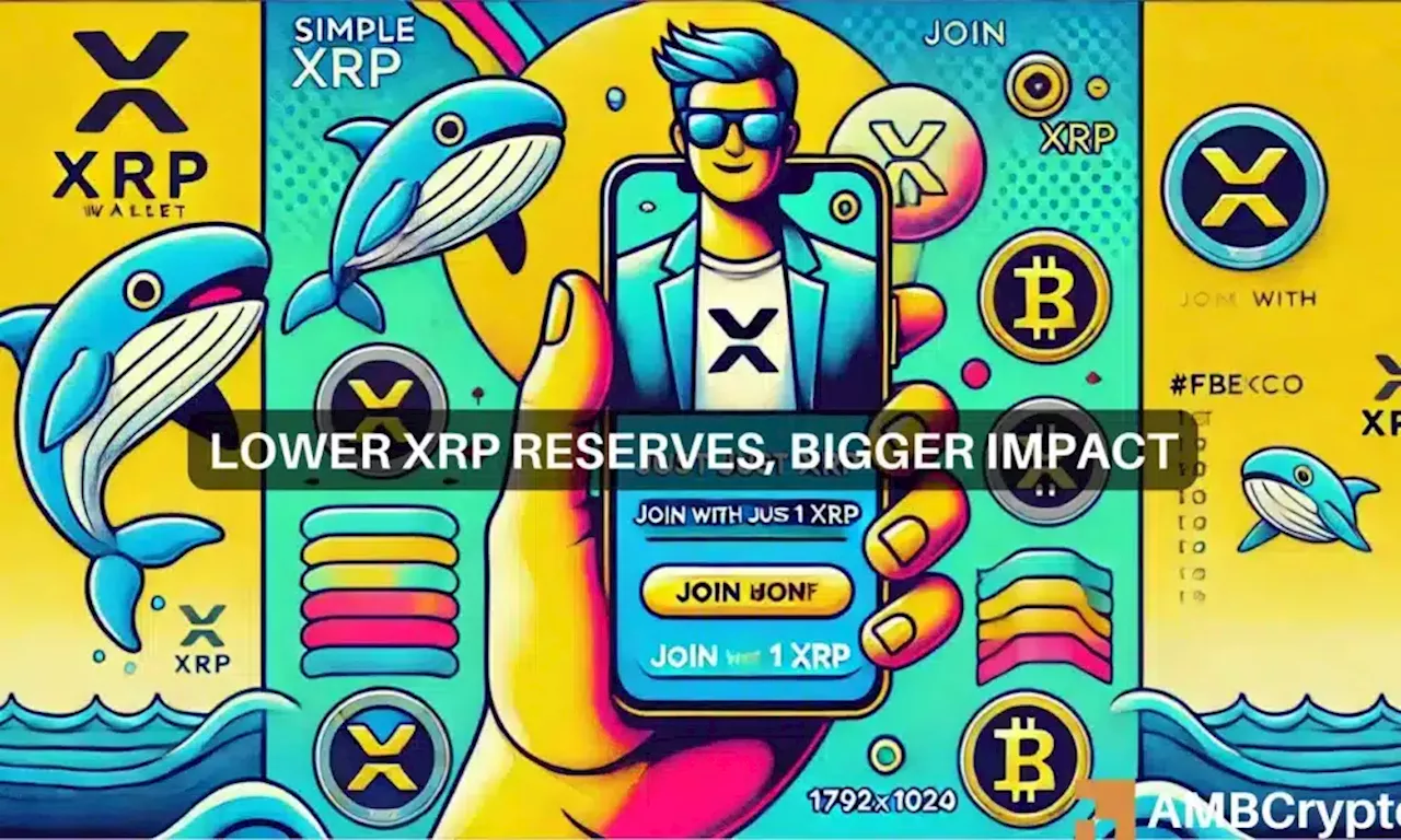 XRP reserve requirement cut by 90%: Here’s why 1 XRP is all you need!