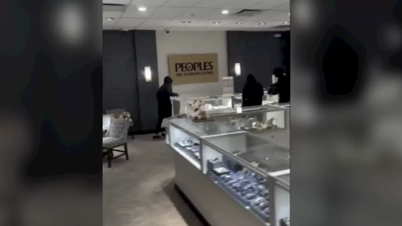 Richmond Hill jewelry store smash-and-grab caught on video, 5 suspects outstanding