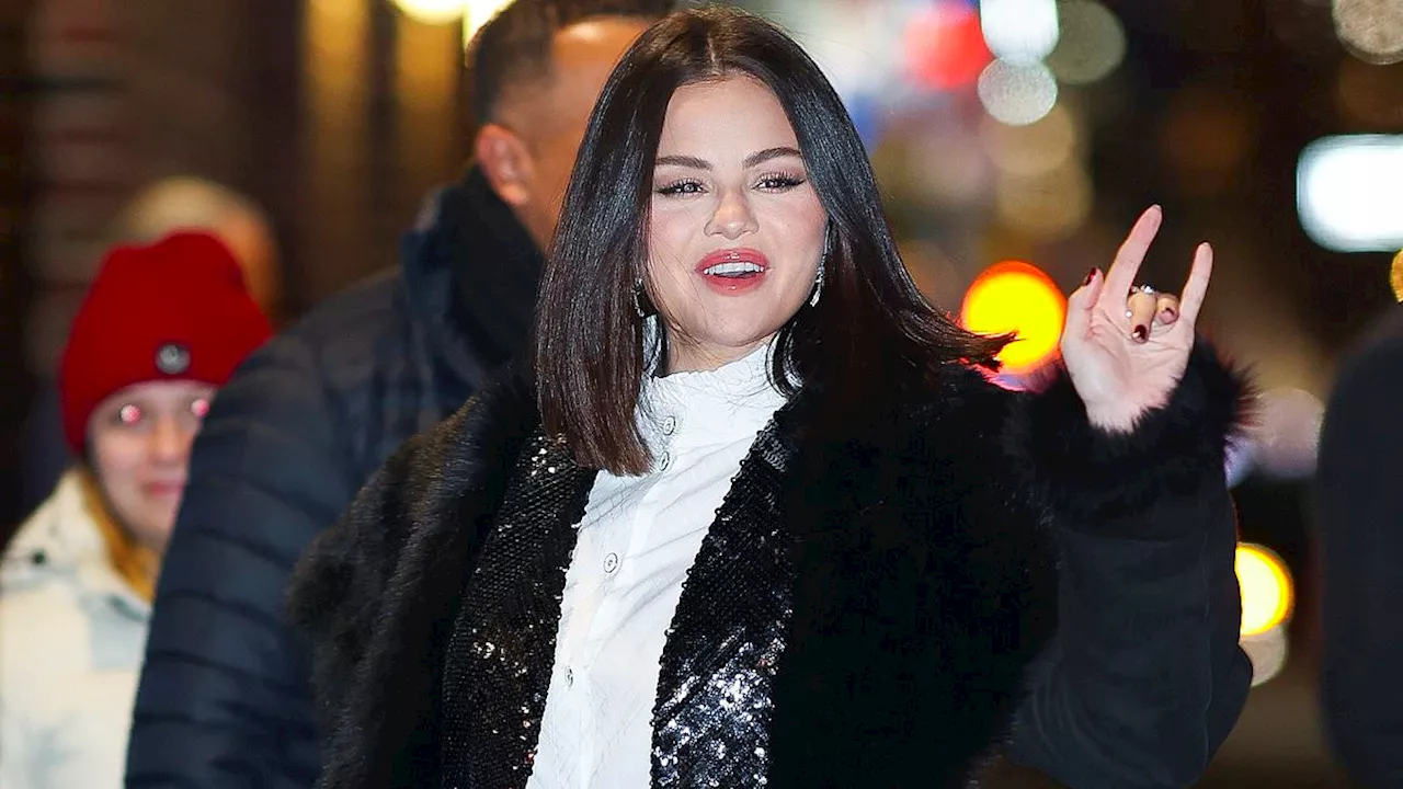 Selena Gomez Dazzles in Leggy Ensemble for 'Emilia Perez' Promotion