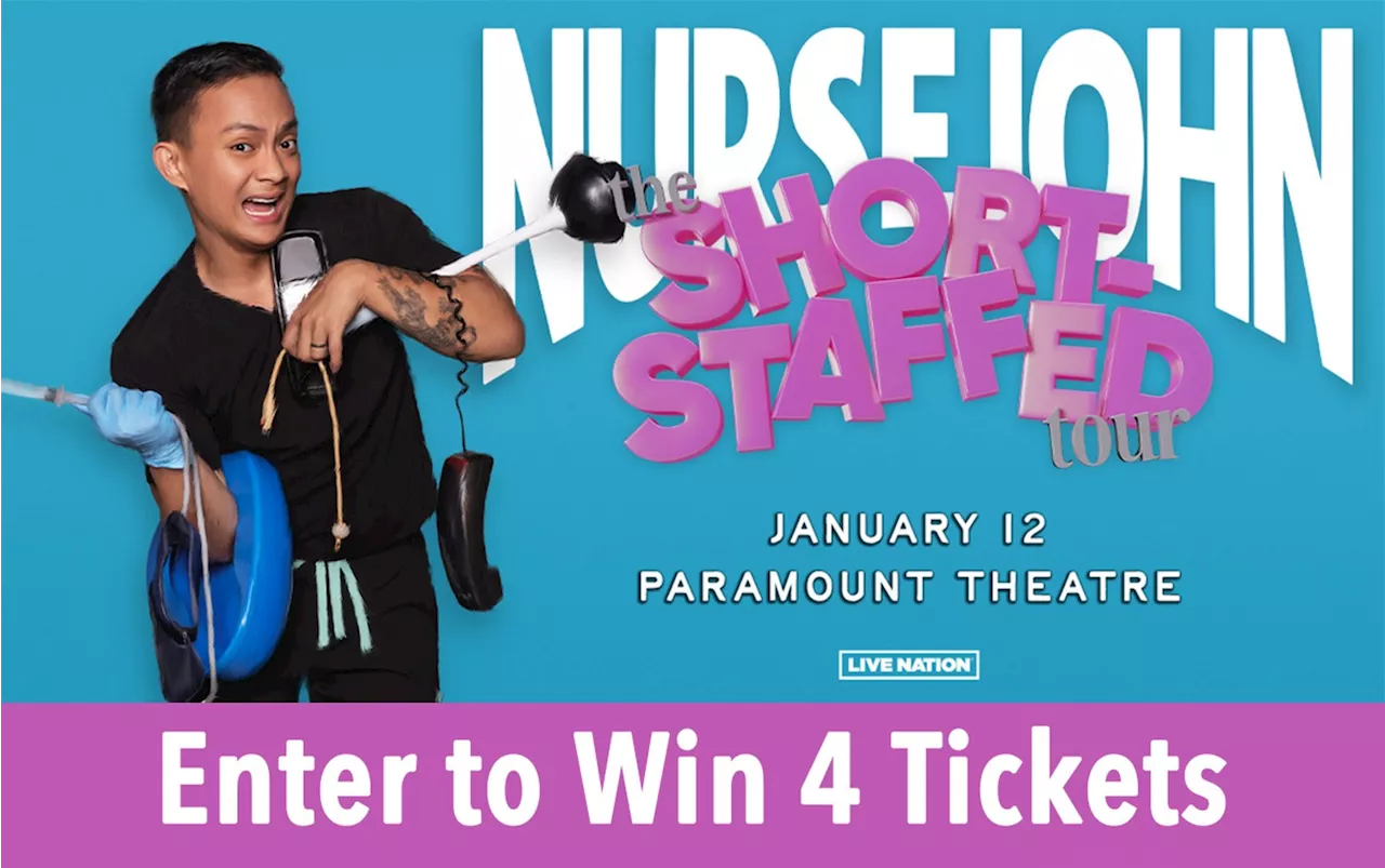 Enter to Win Four Tickets to Nurse John at the Paramount Theatre on 1/12!