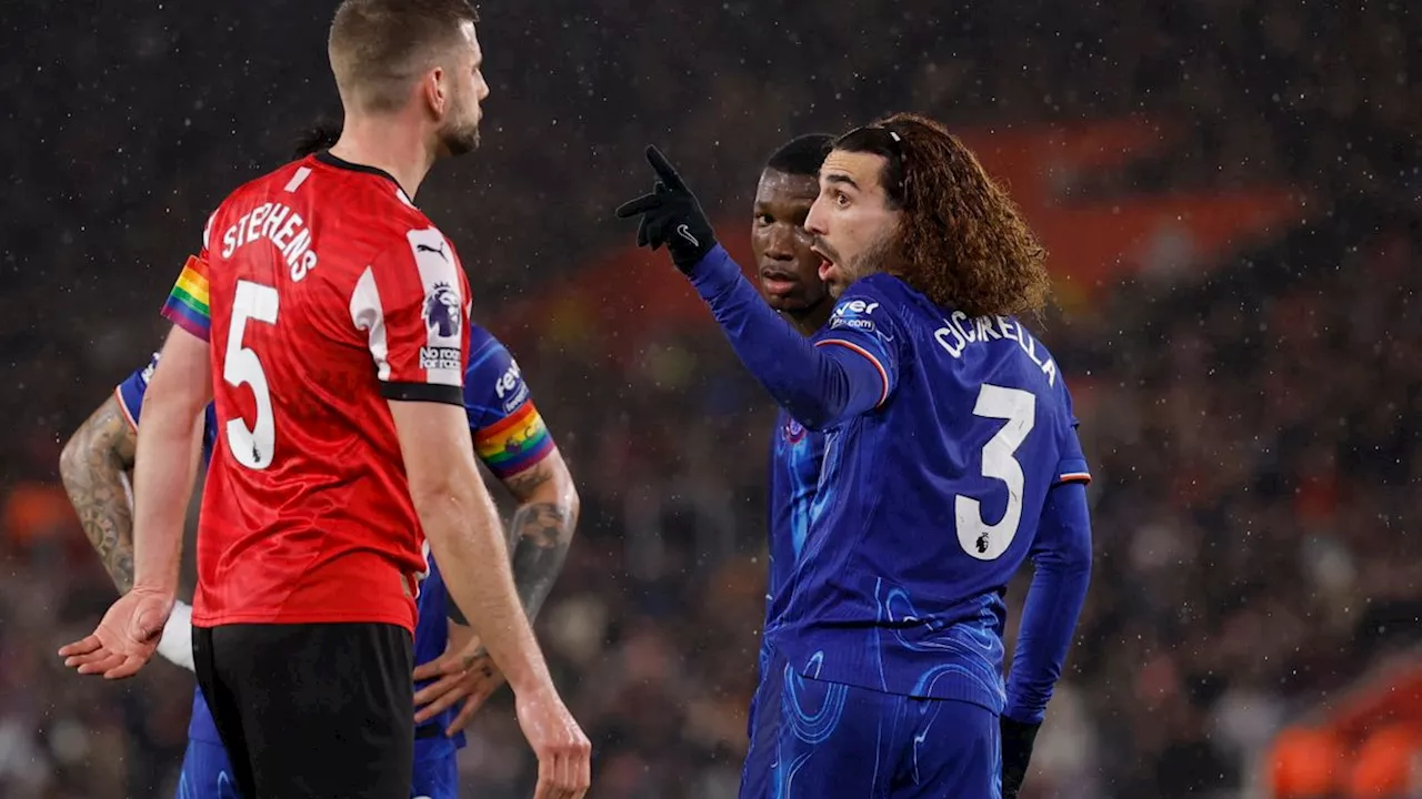 Englischer Fußball: Premier-League-Spieler zieht Cucurella an den Haaren und sieht Rot