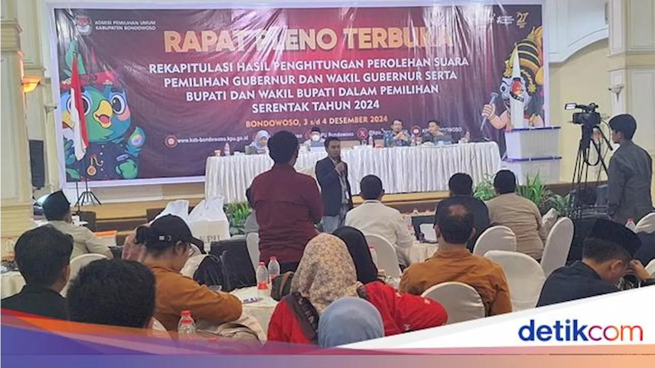 Rekapitulasi Suara Pilbup Bondowoso: Paslon Kalah Tolak Tanda Tangan