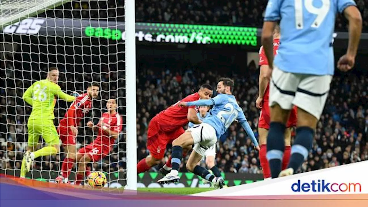 Manchester City Torehan Kemenangan 3-0 Atas Nottingham Forest