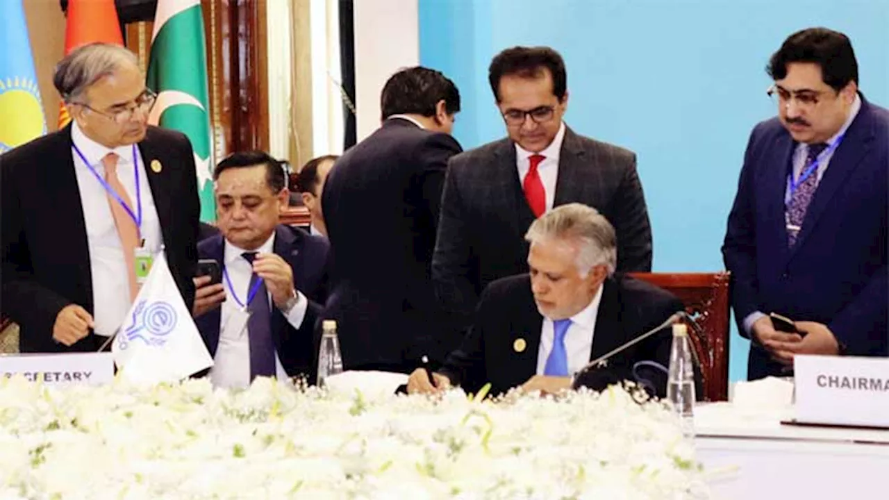 Dar calls for greater economic cooperation among ECO nations at Iran summit