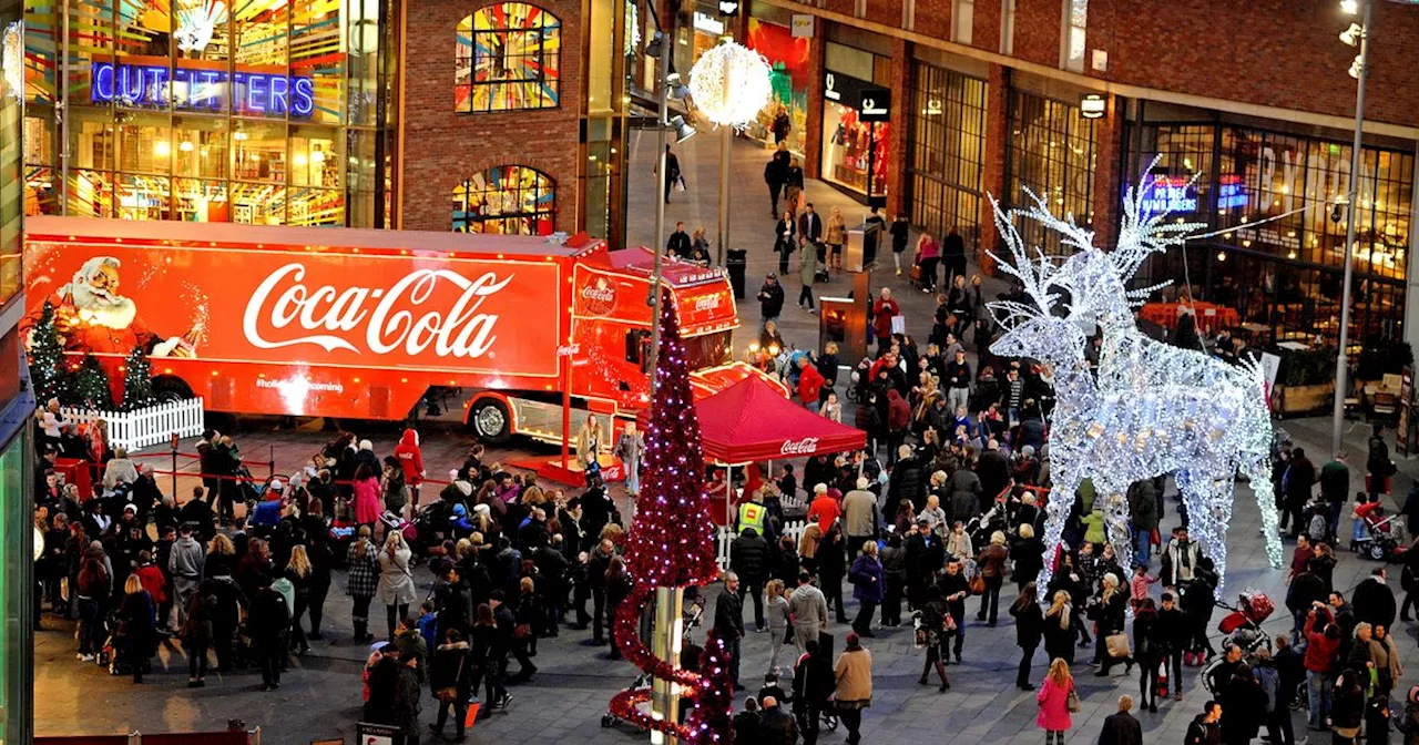 Coca-Cola Truck Returns to Liverpool, Welcomes Visitors at Speke