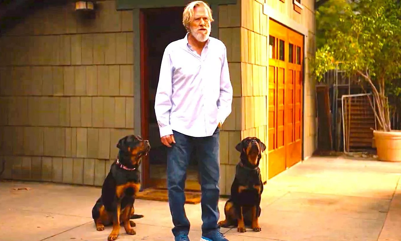 Jeff Bridges on a brush with death, action scenes, and dog co-stars