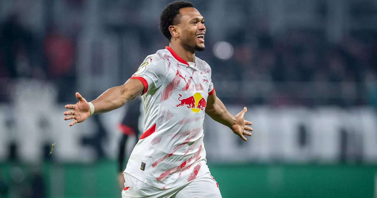  RB Leipzig schießt im Achtelfinale gegen Eintracht Frankfurt Frust von der Seele