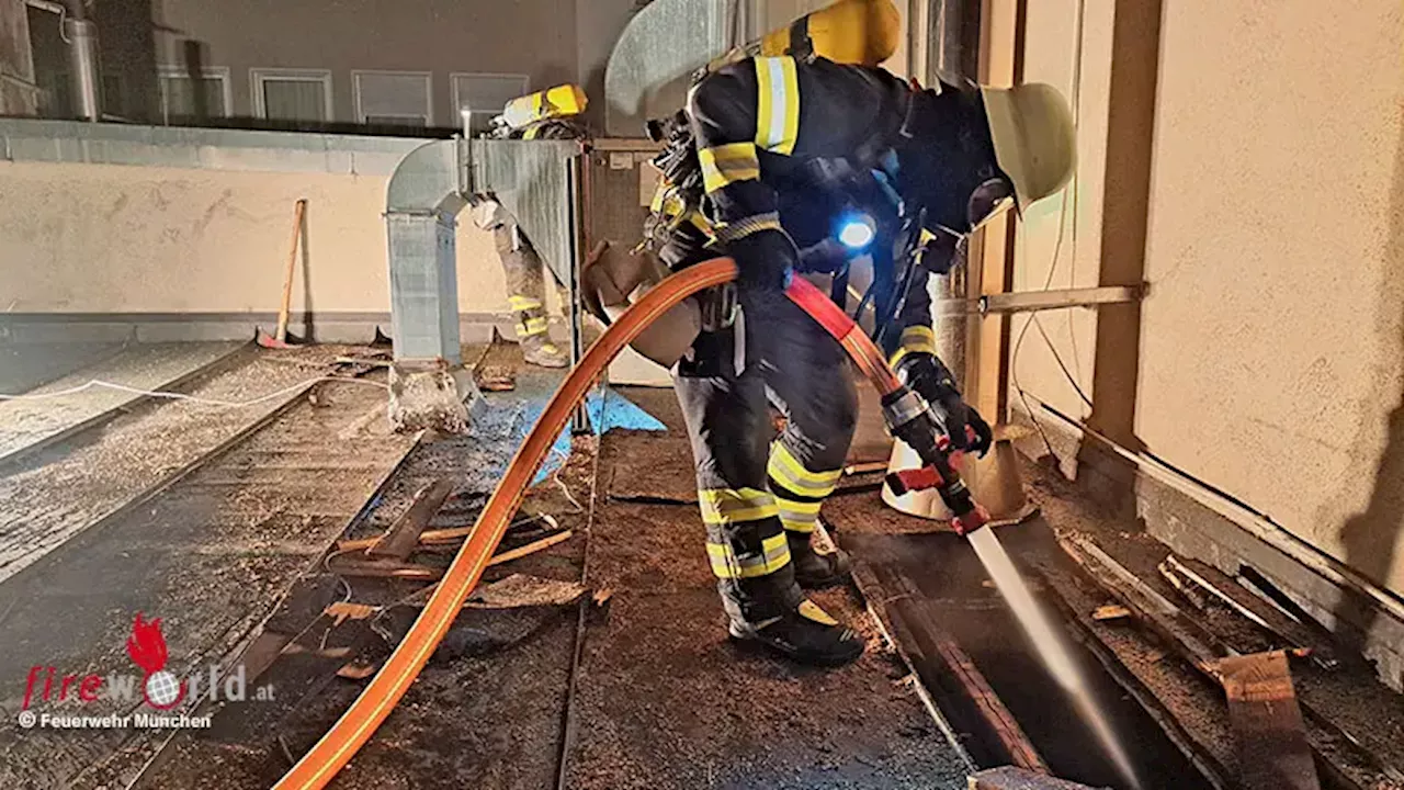 MÜNCHEN: Feuer in Küchenlüftungsanlage in Innenstadt-Restaurant