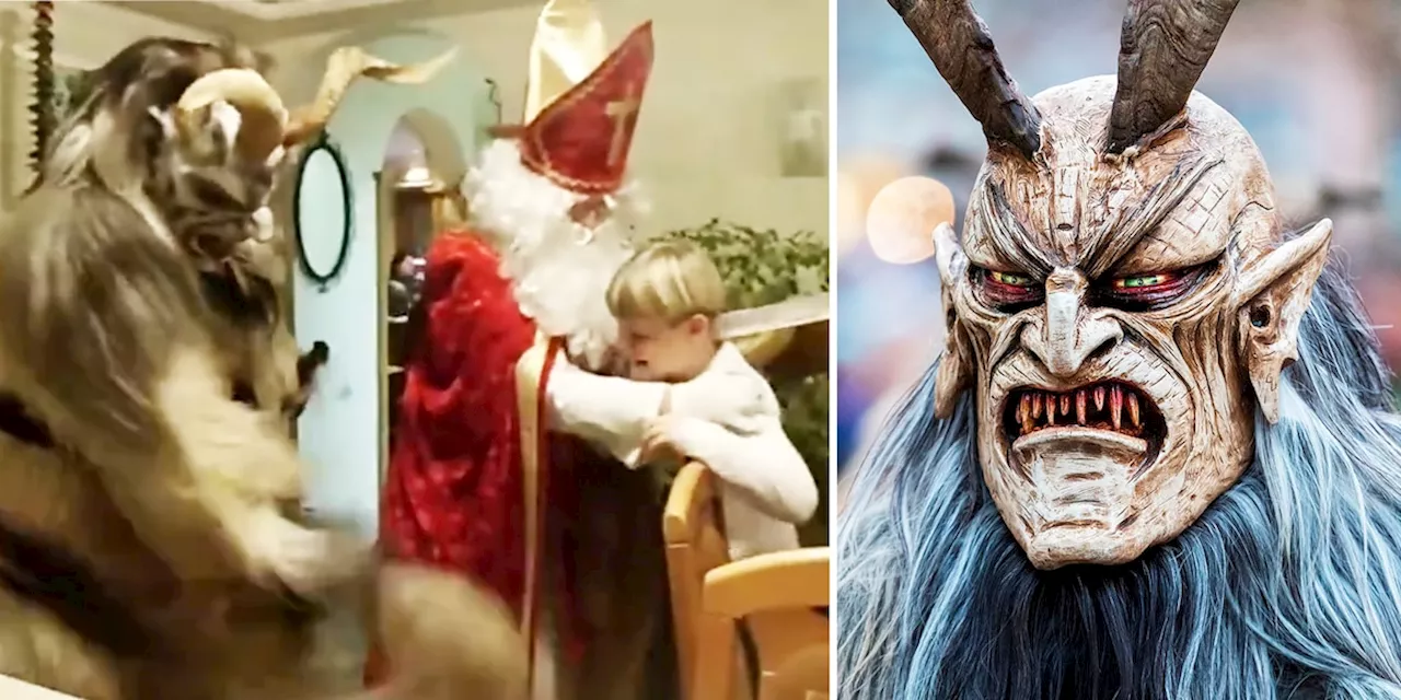 Wenn der Teufel im Wohnzimmer steht - dieser Junge hat Angst vom Krampus