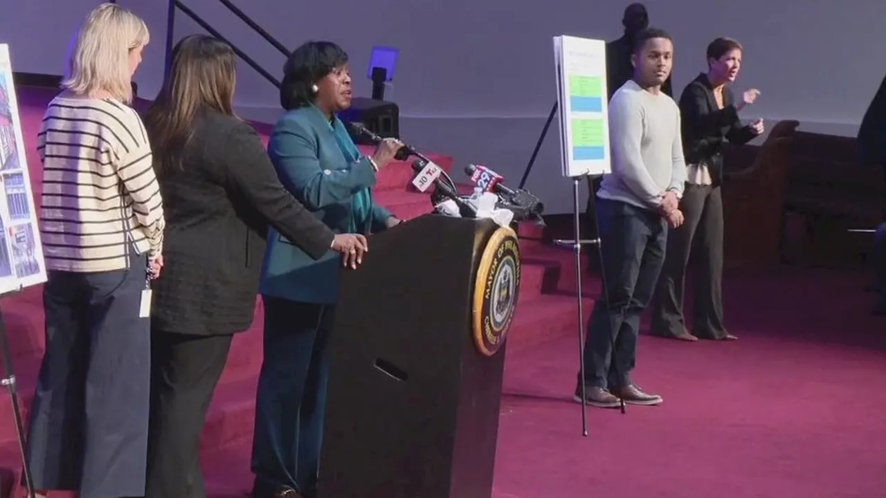 Mayor Cherelle Parker holds emotional town hall regarding Sixers arena