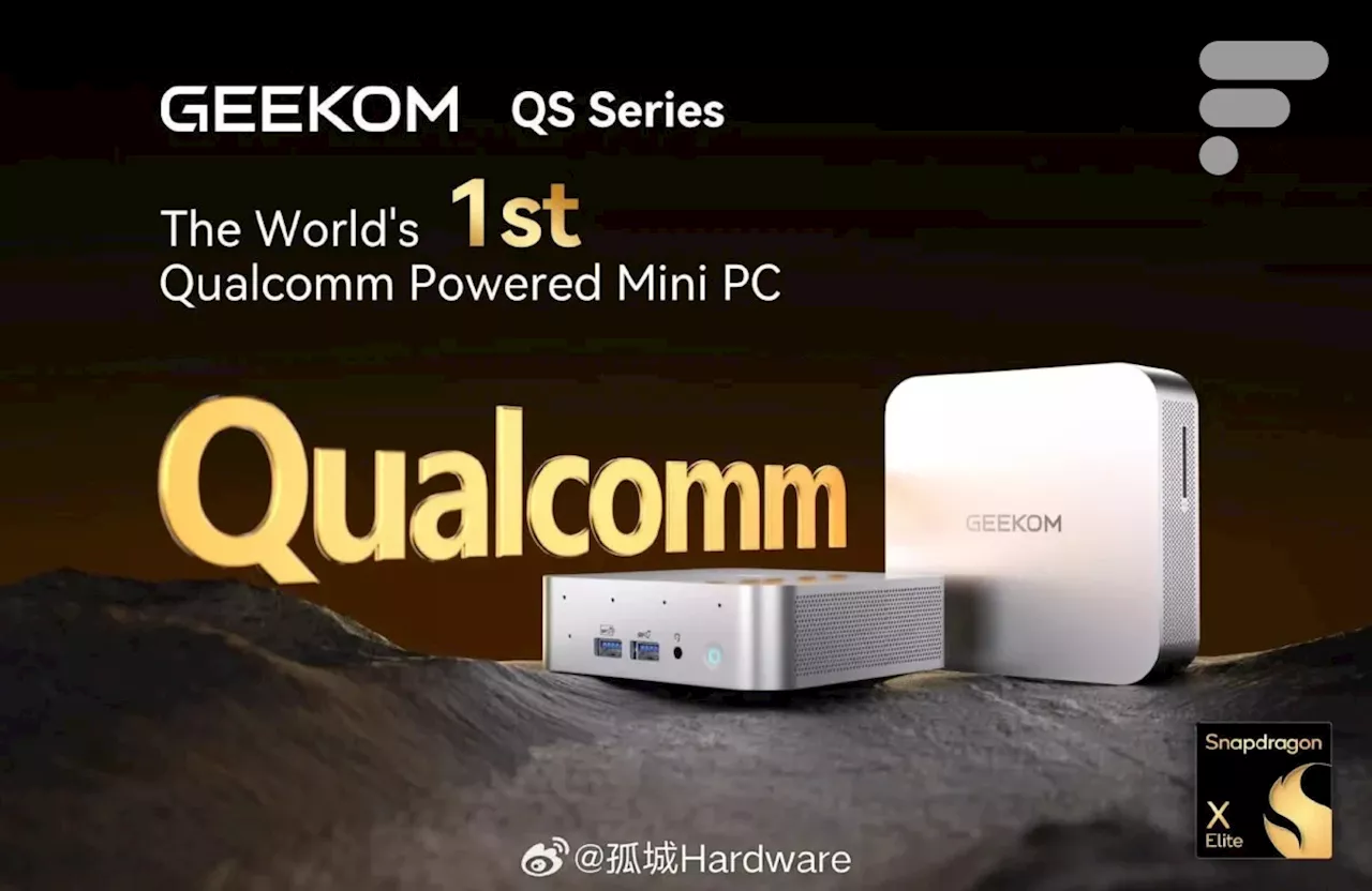 Qualcomm trouve une marque chinoise pour placer son Snapdragon X Elite dans une mini machine