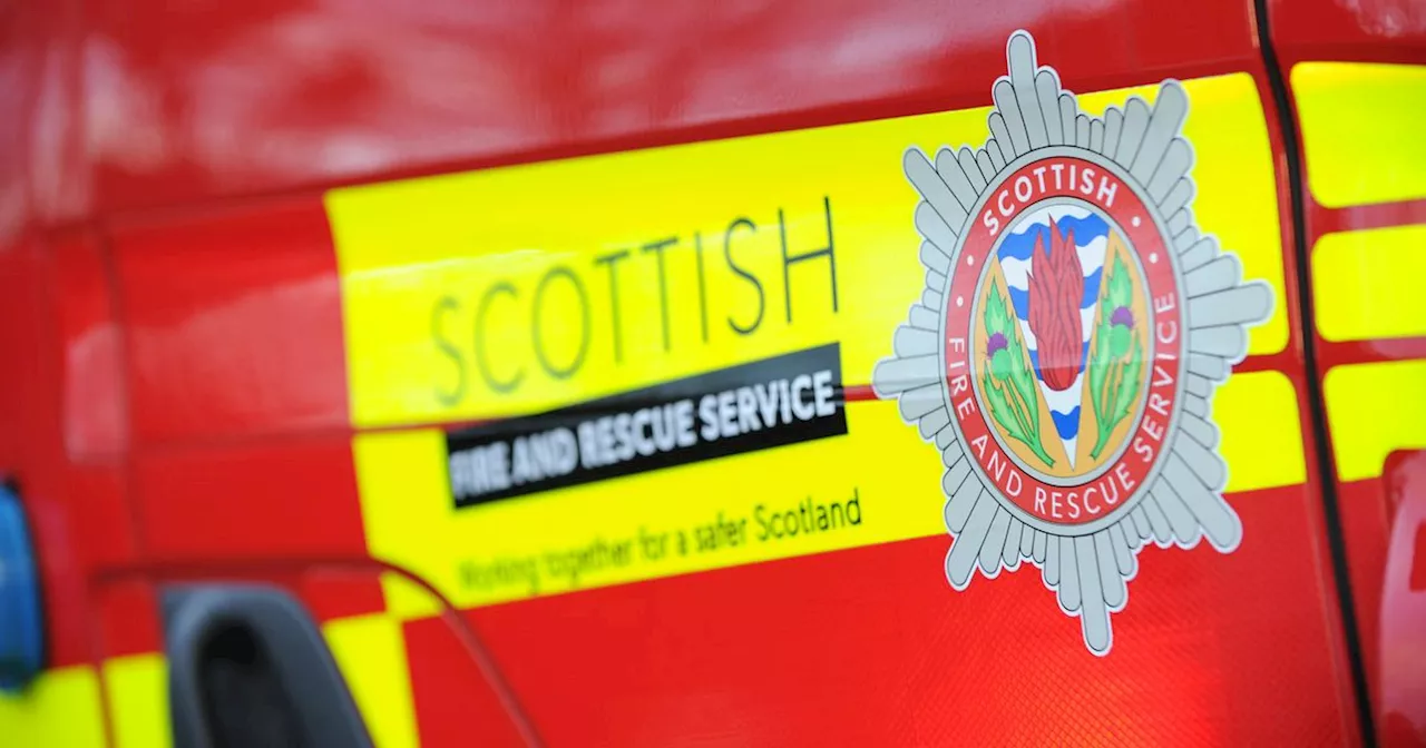 Fire Closes Road and Evacuates Buildings in Wishaw