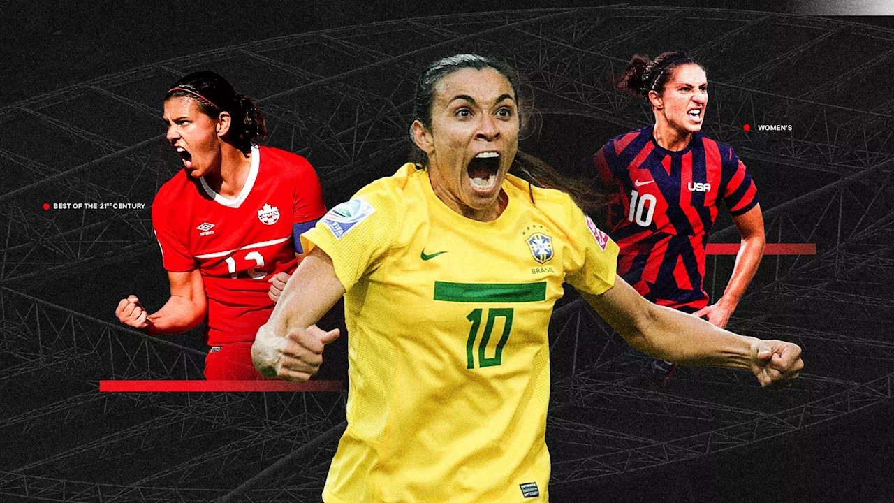 Marta, Carli Lloyd and the 25 best women's football players of the 21st century so far