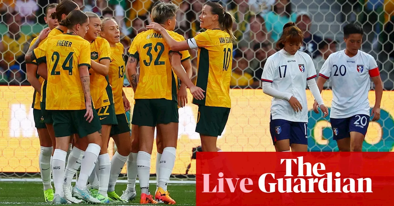 Australia 3-1 Taiwan: international women’s football friendly