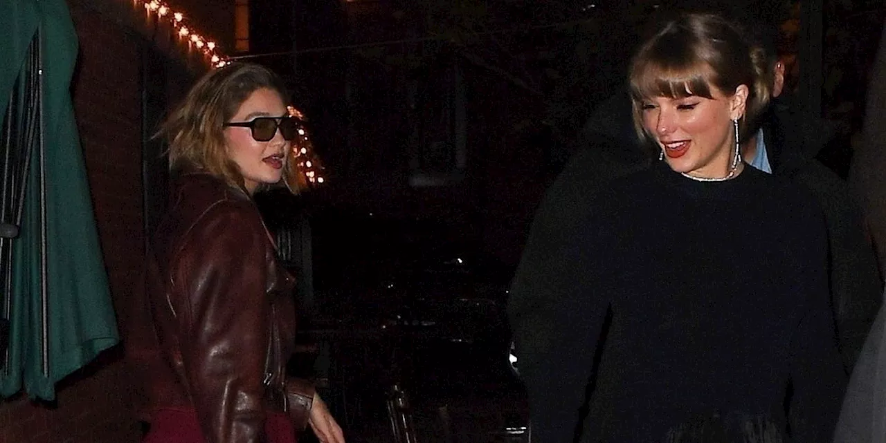 Taylor Swift and Gigi Hadid Do Girls' Night in Contrasting Holiday Fits