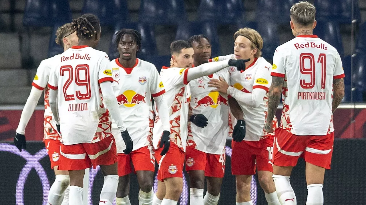 4:0-Befreiungsschlag! Salzburg stoppt Sieglos-Serie