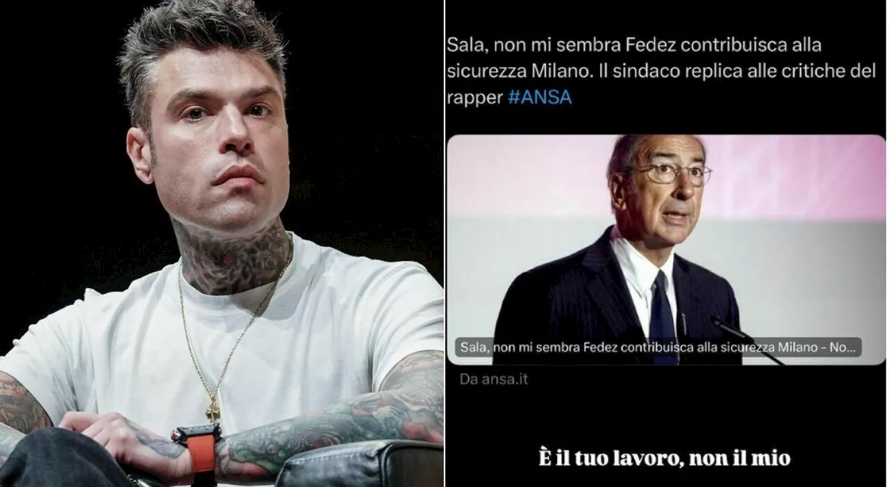 Fedez e Sala, nuovo scontro sulla sicurezza a Milano. Il sindaco: «Non contribuisci». Il rapper: «È il tuo lav