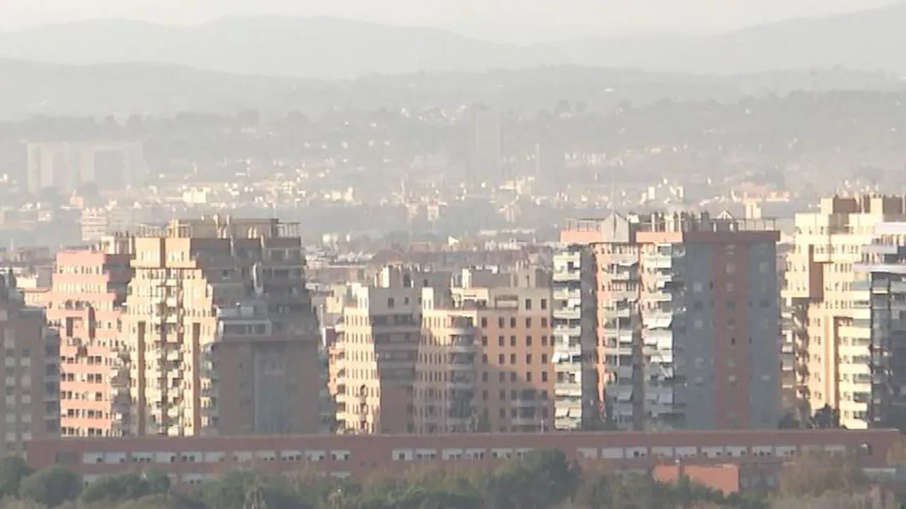 Caen las concentraciones de partículas en suspensión en Valencia ciudad