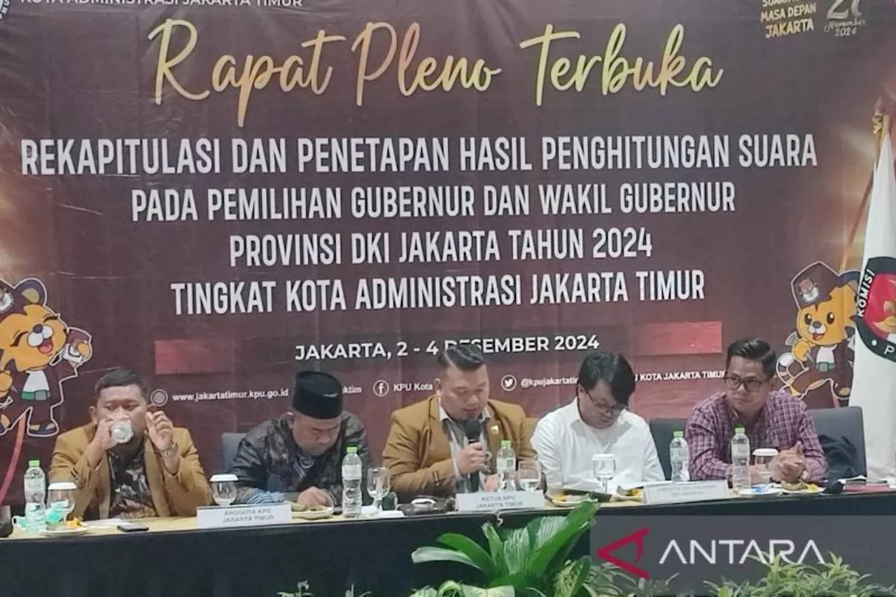 Sah, Pramono-Rano Menang di Jakarta Timur, Unggulnya Jauh