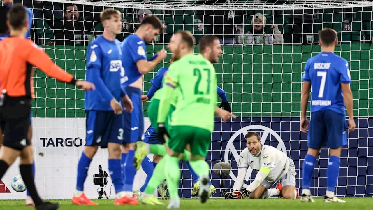 Baumann greift böse daneben: Wolfsburg nutzt das Hoffenheimer Geschenk