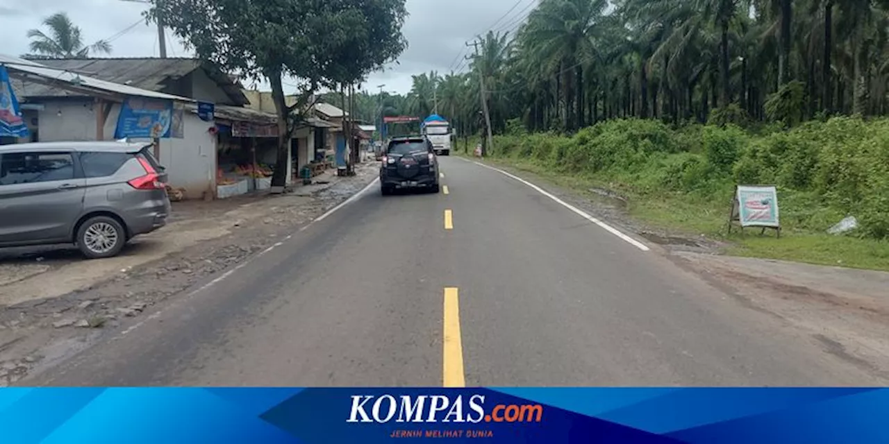 Kondisi Jalan Nasional Anyer-Rangkasbitung Mantap