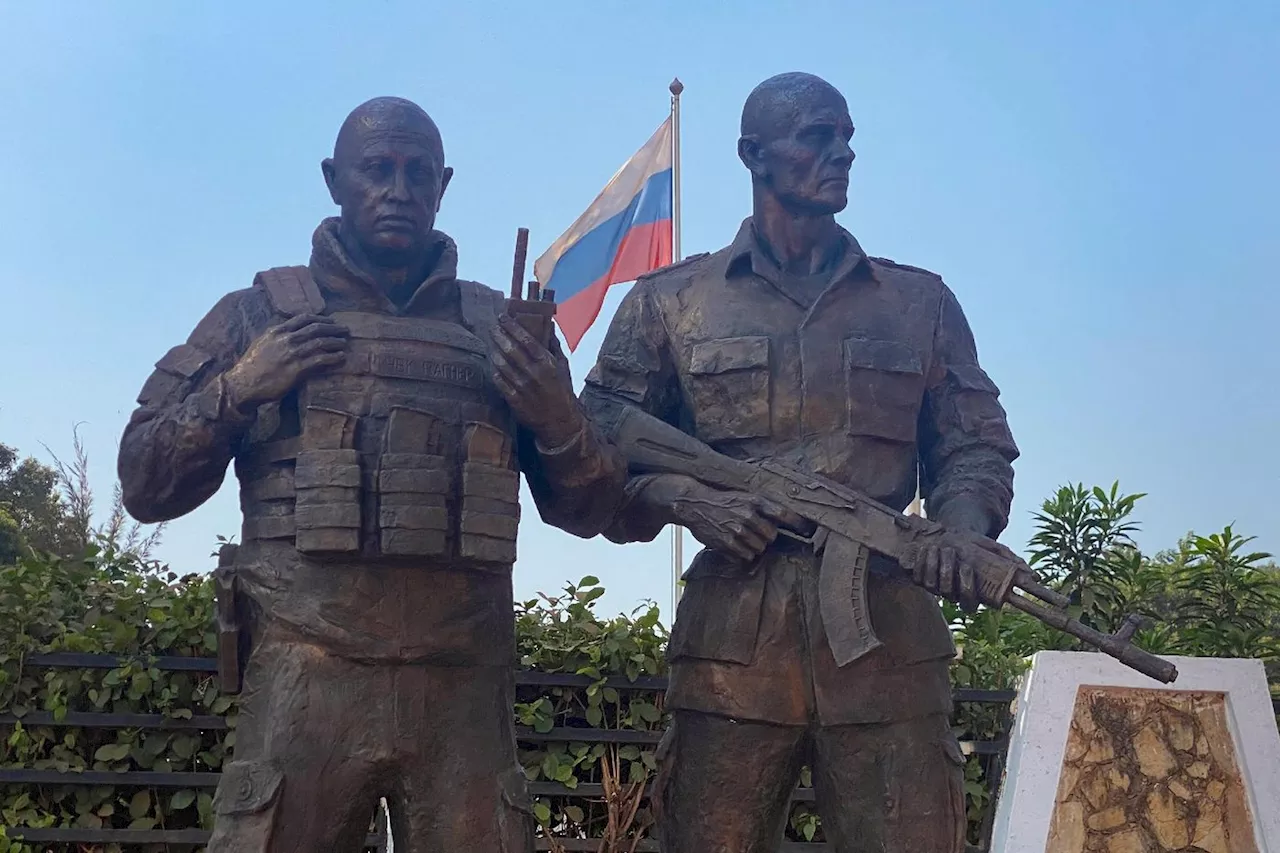 Centrafrique: une statue de l'ex-patron de Wagner Evguéni Prigojine inaugurée à Bangui