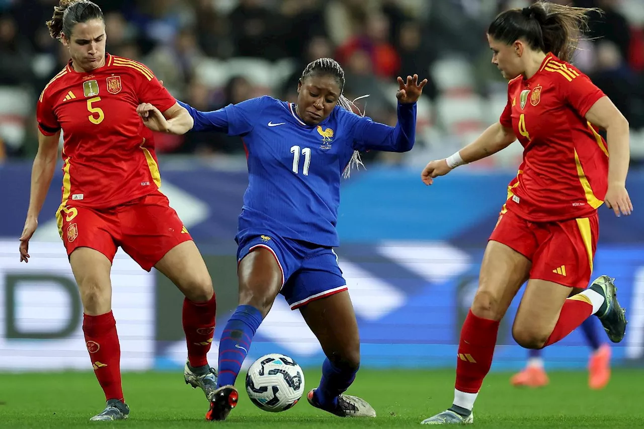 Foot: les Bleues une nouvelle fois surclassées par l'Espagne