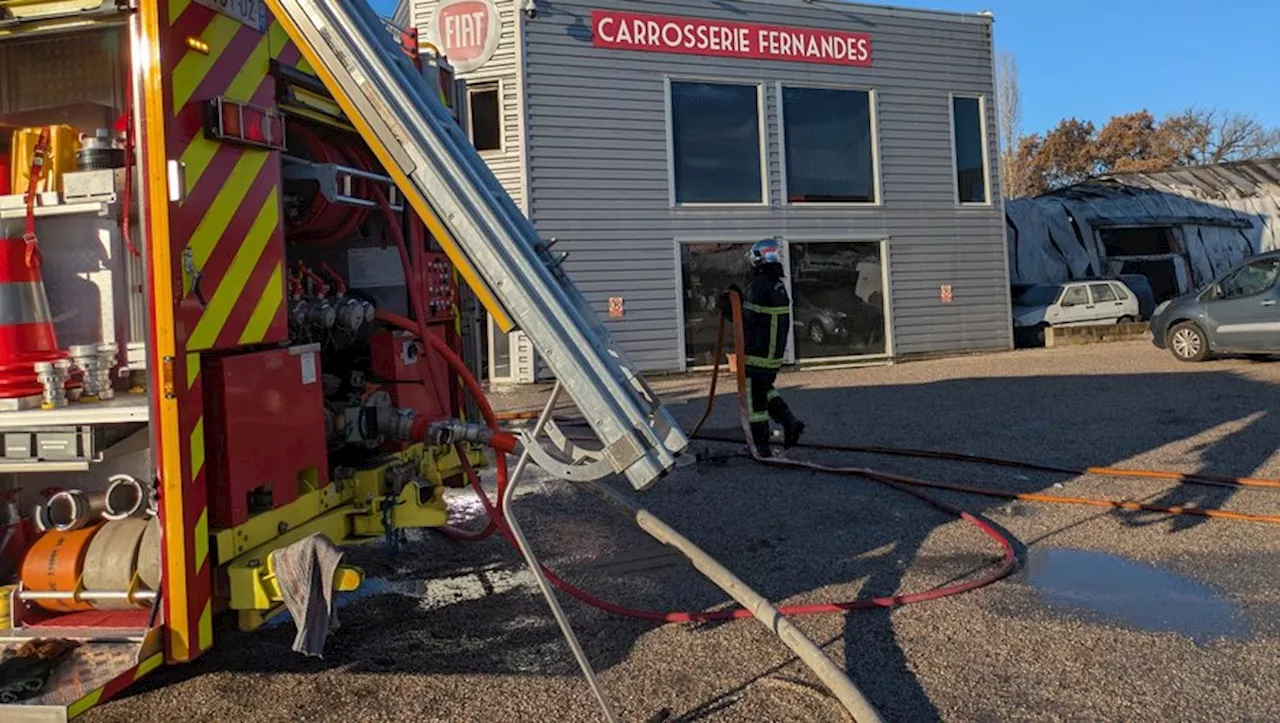 Un grave incendie ravage le garage d'Alphonse Fernandes