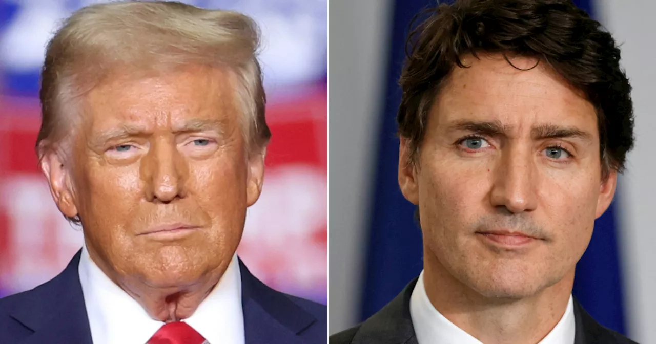 Trump sugiere a Trudeau integrar Canadá en EE.UU.