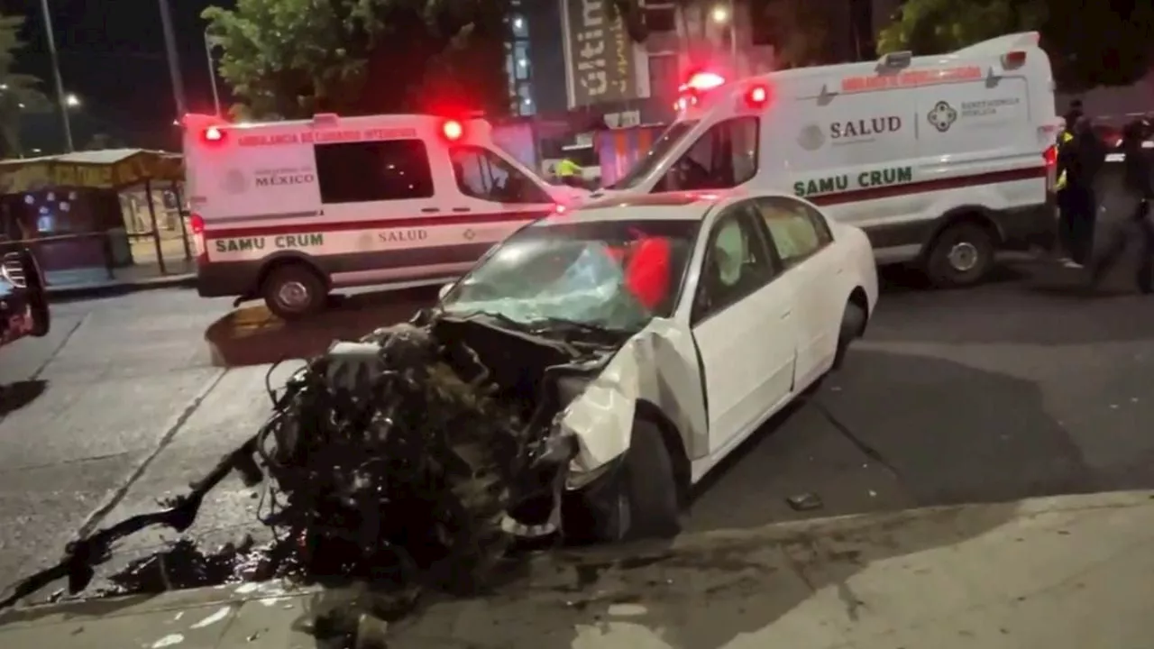 El momento exacto en que vehículo atropella y mata a 4 en Churubusco