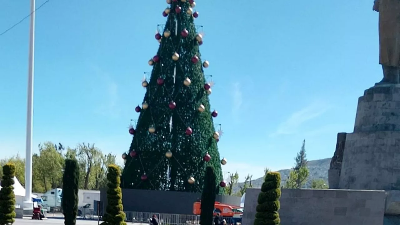 Mega árbol de Navidad en Plaza Juárez de Pachuca: todo lo que debes saber