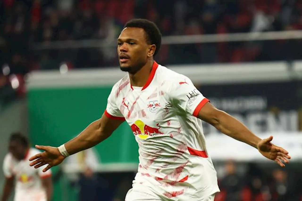 Le RB Leipzig se qualifie pour les quarts de finale de la Bundesliga avec un doublé de Loïs Openda