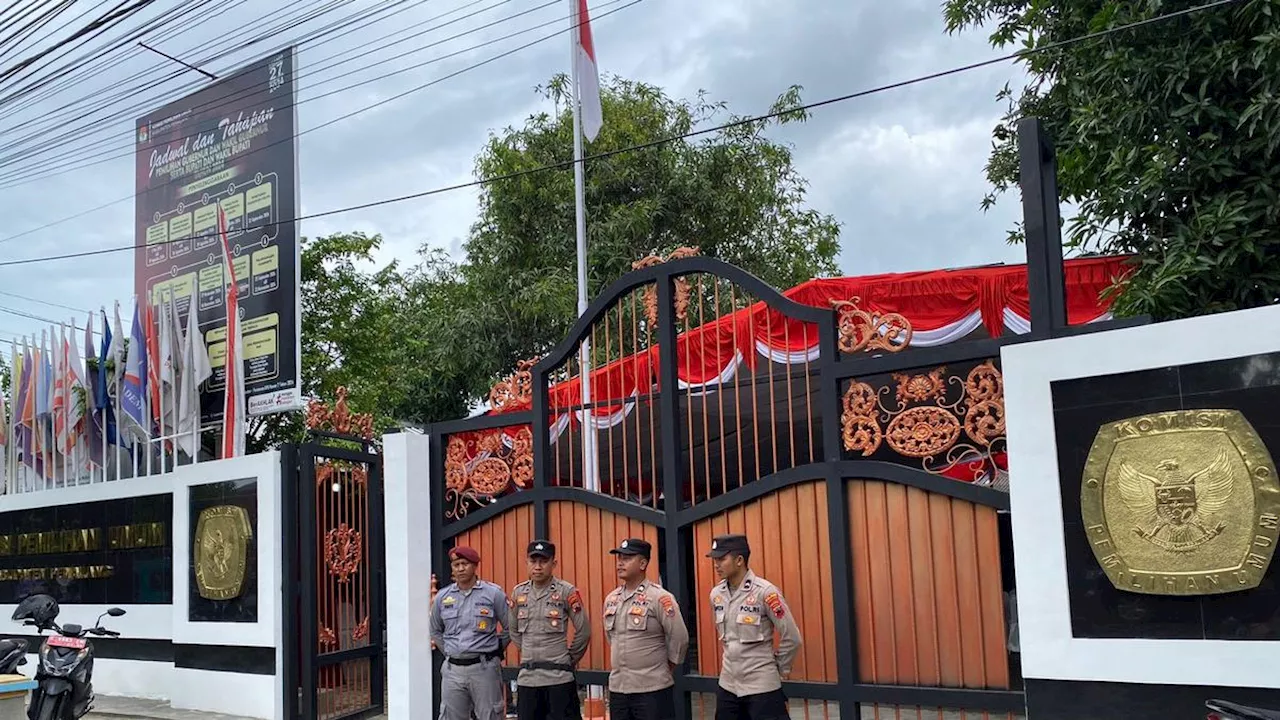 Polres Pemalang Kerahkan Puluhan Personel Amankan Rekapitulasi Suara Pilkada 2024