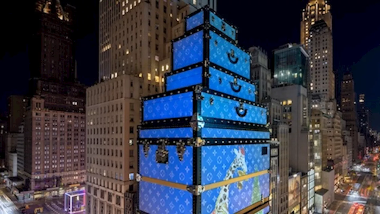 Louis Vuitton lights up Fifth Avenue for holidays