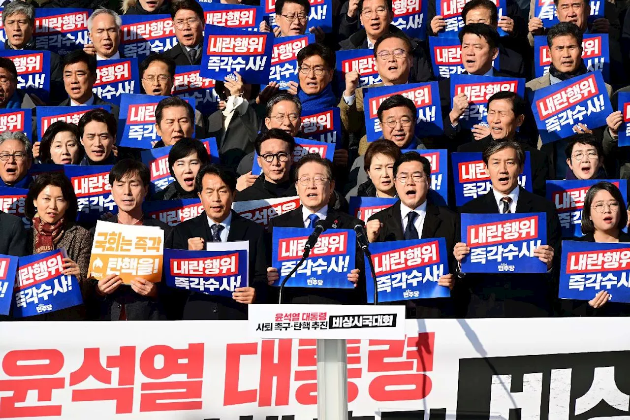 민주당, 윤석열 대통령 탄핵소추안 발의