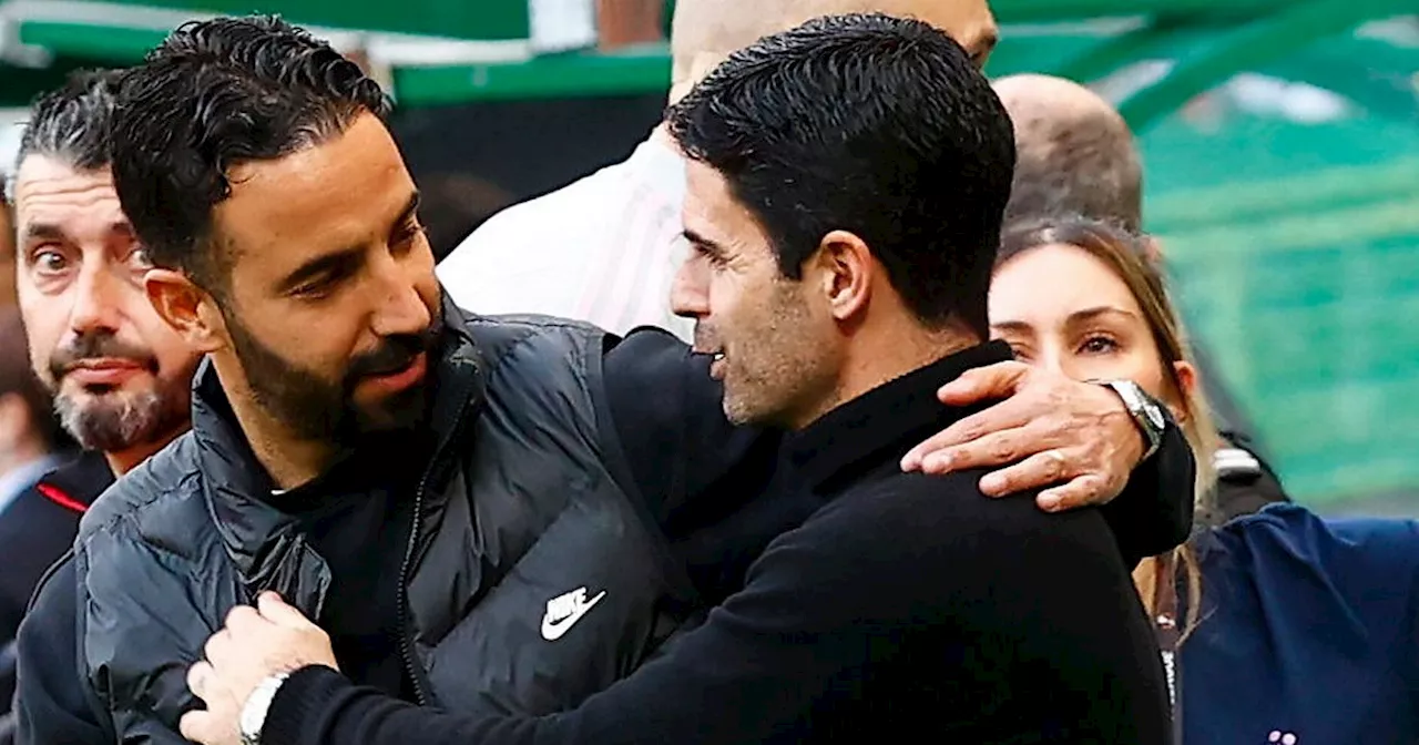 Manchester United coach Ruben Amorim sees weaknesses in Mikel Arteta's Arsenal