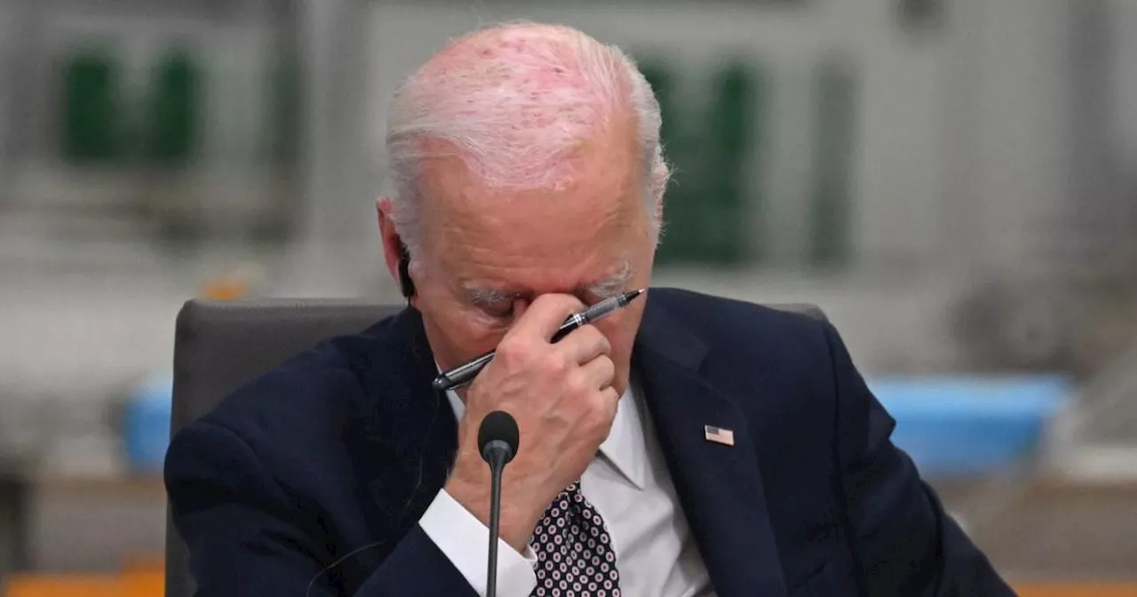 Joe Biden appears to fall asleep at meeting with African presidents