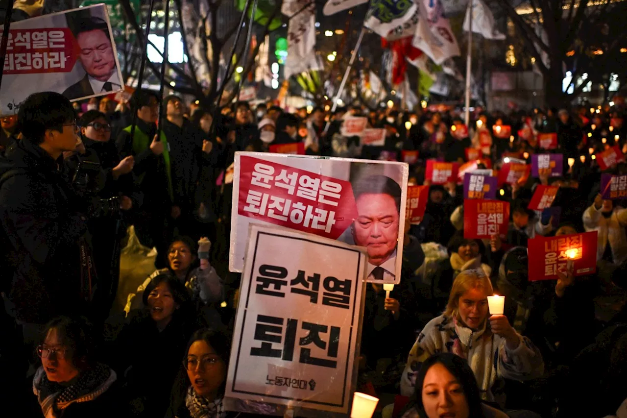 South Korean opposition move to impeach President Yoon after martial law bid