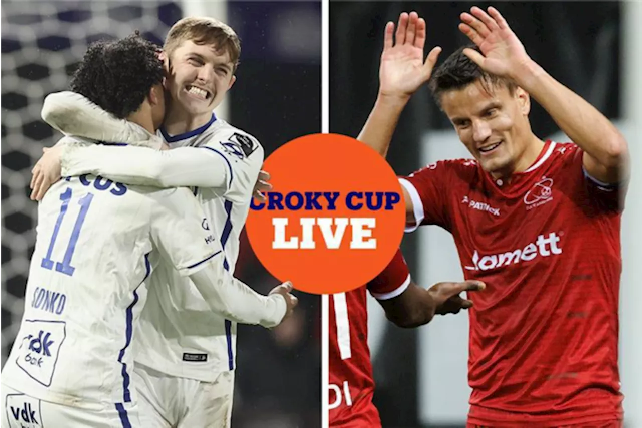 MULTILIVE CROKY CUP: GENT VECHTEN TEGEN UNION, ZULTE WAREGEM MET STUNT?