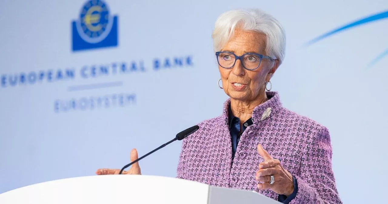 EZB-Präsidentin Lagarde warnt vor Konjunkturschwäche