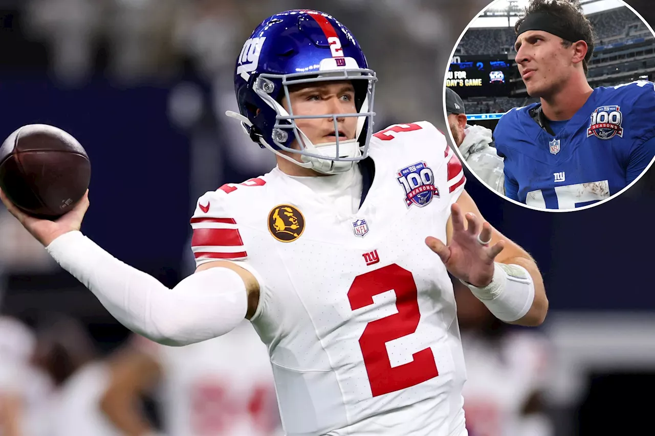 Giants stick with Drew Lock at QB for Saints game with Tommy DeVito still sidelined