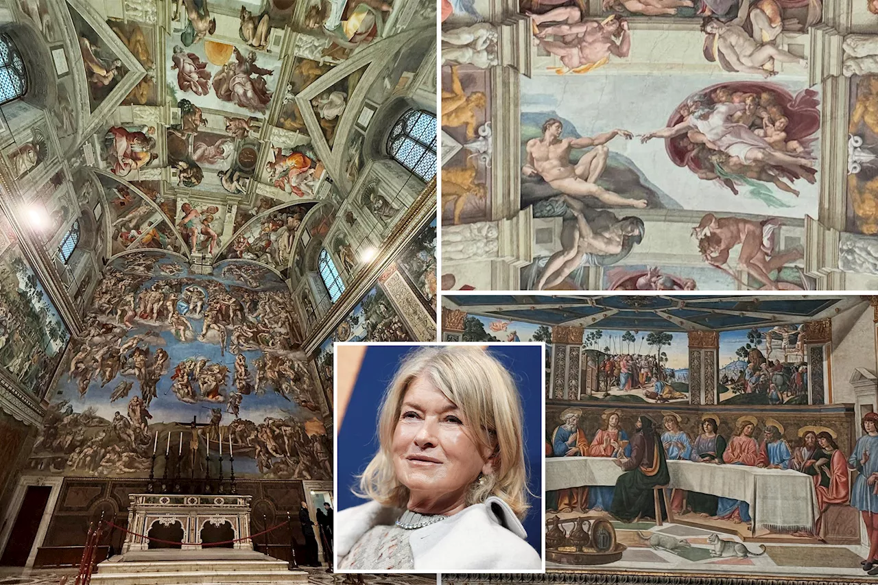 Martha Stewart ripped for taking photos inside Sistine Chapel during Thanksgiving vacation: 'Rich privilege'