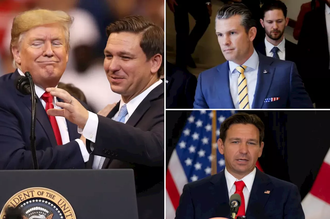 Trump considers replacing Pete Hegseth with Ron DeSantis as Defense secretary pick: report