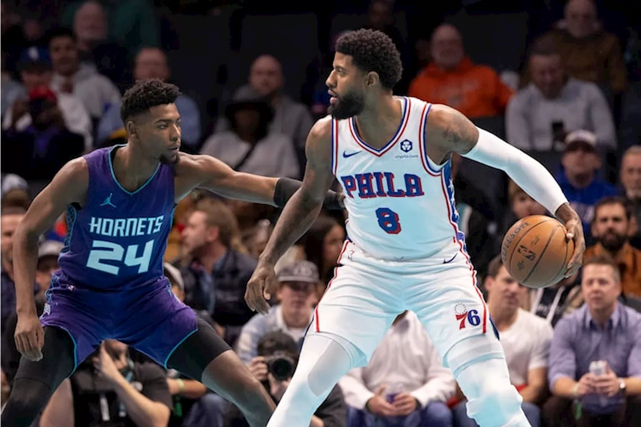 Paul George’s 29 points leads the Sixers past the Charlotte Hornets for second straight victory