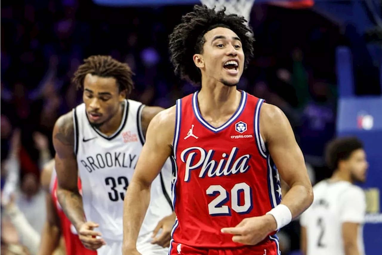 Sixers guard Jared McCain is named Eastern Conference rookie of the month