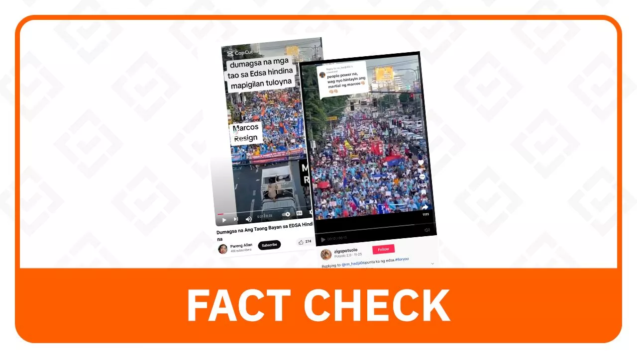 FACT CHECK: Videos show 2023 jeepney phaseout protests, not pro-Duterte rally